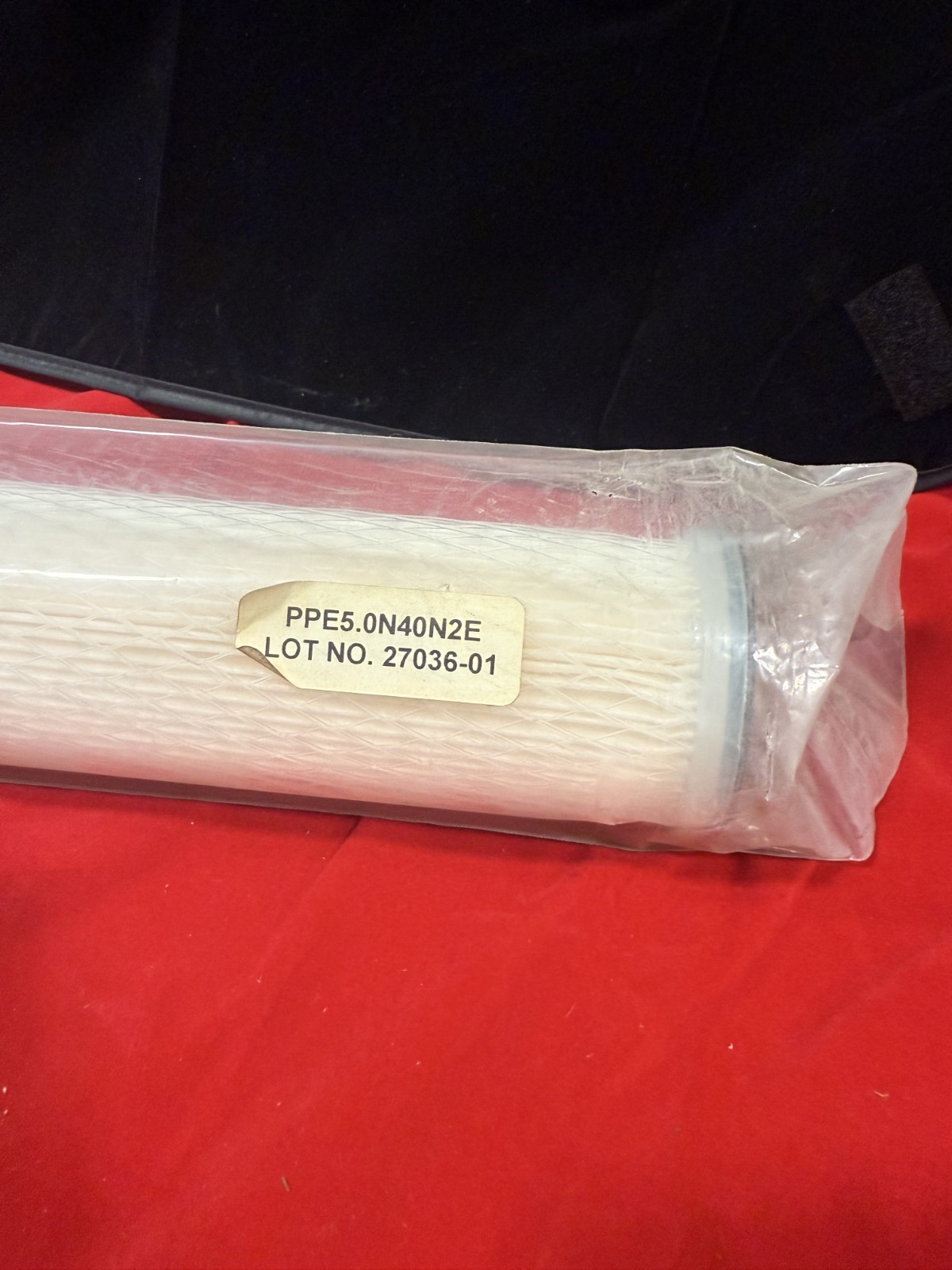 FILTER CARTRIDGE, 5 MICRON ABSOLUTE, 12″ OD X 40″ LONG, DOE FILTER CONNECTION, P