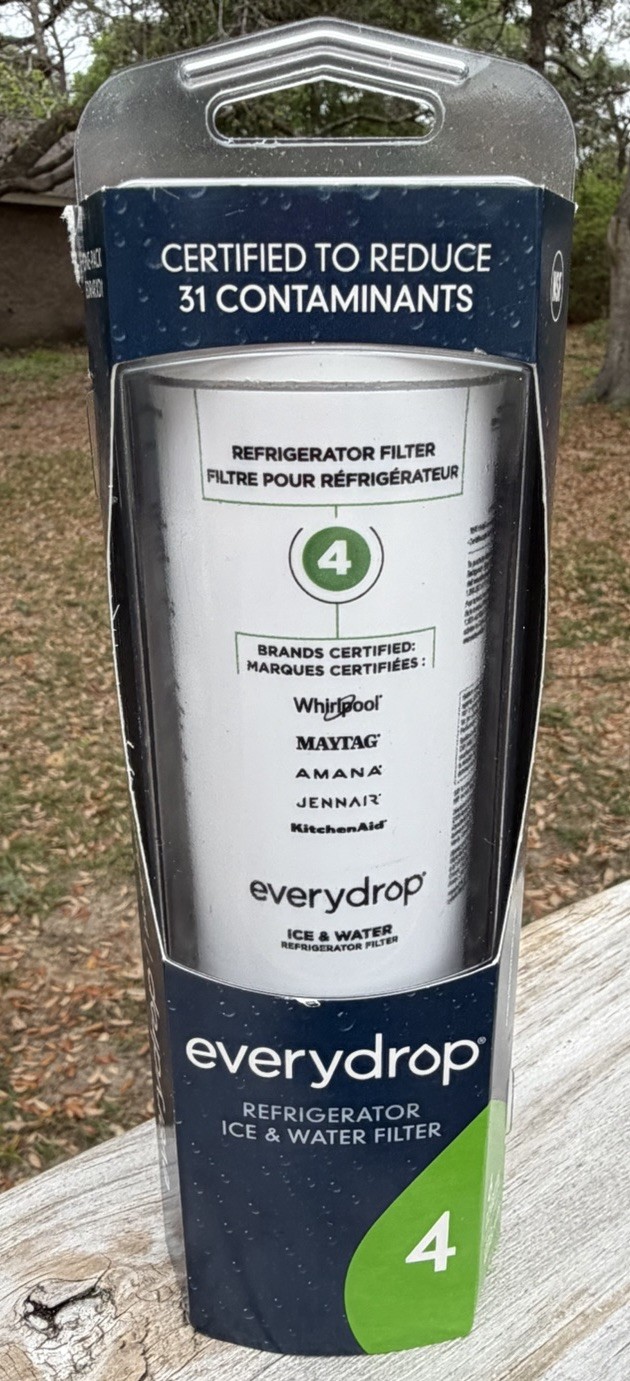 EveryDrop Water Filter 4 – EDR4RXD1 Ice and Water Refrigerator NEW Reduces Lead