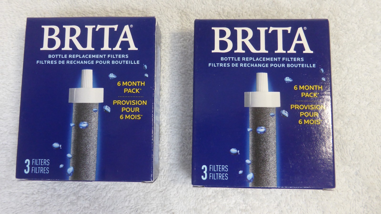Pair of NEW 3 Count Brita Water Bottle Replacement Filters