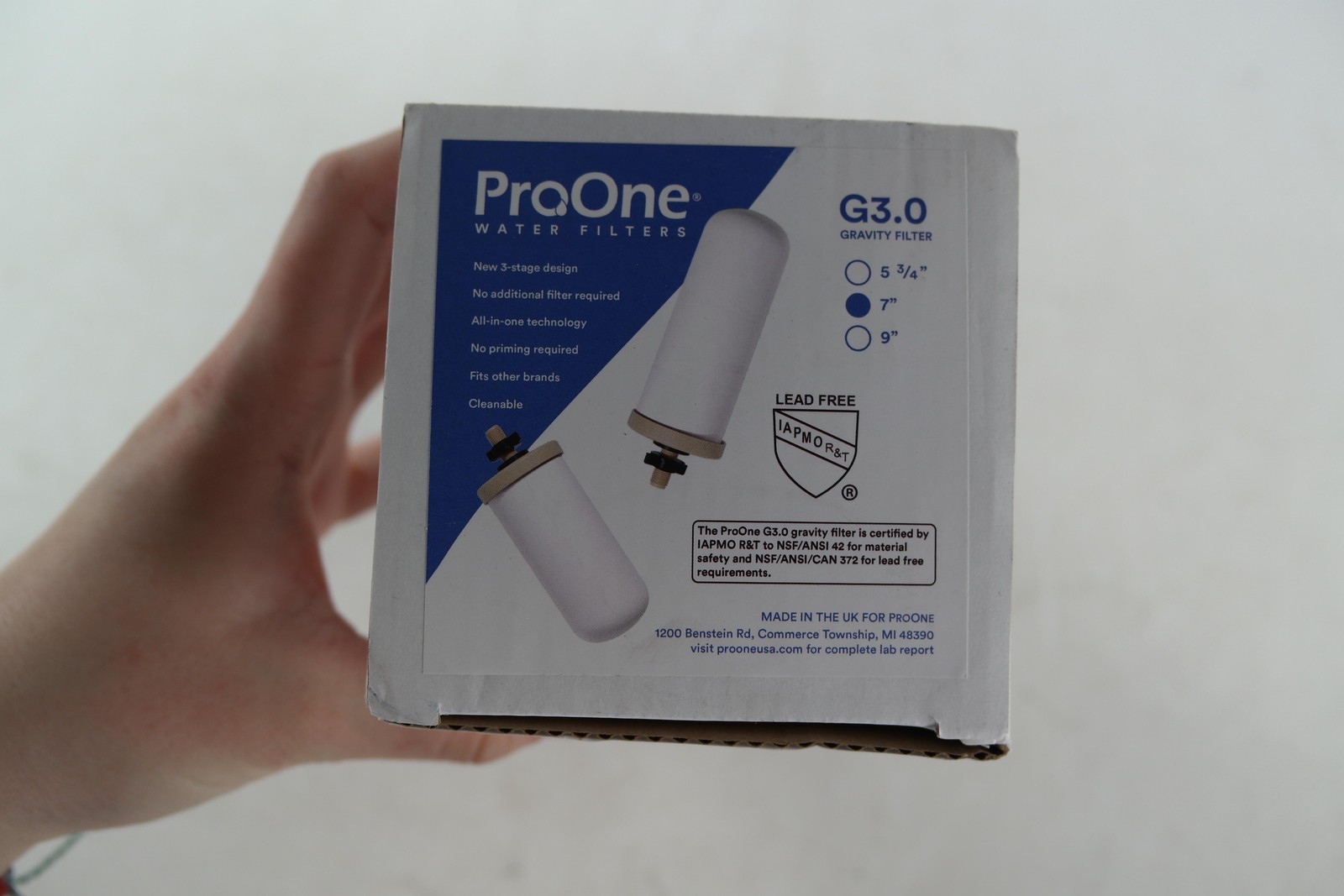 ProOne Brita Maxtra+ G3.0 Gravity Water Filter Cartridge White Replacement