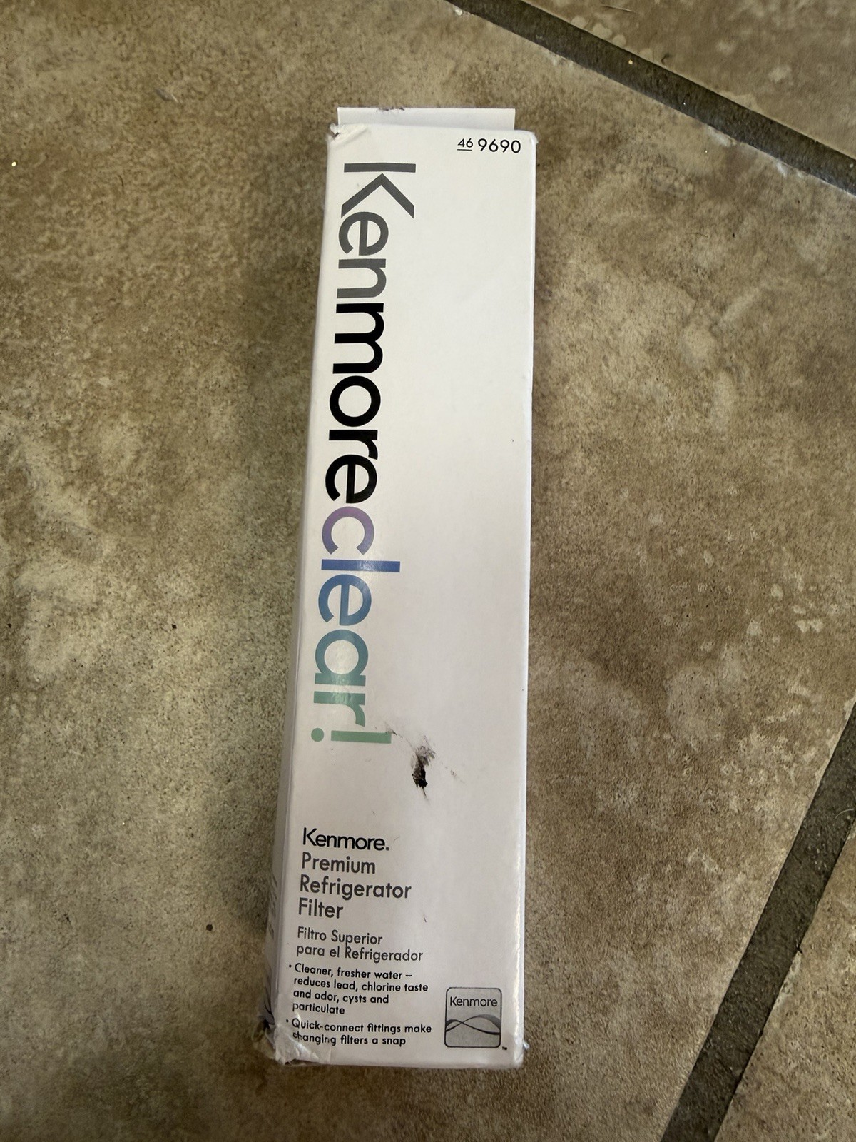 NEW Kenmore Clear 46 9990 Refrigerator Water Filter White New In Damaged Box