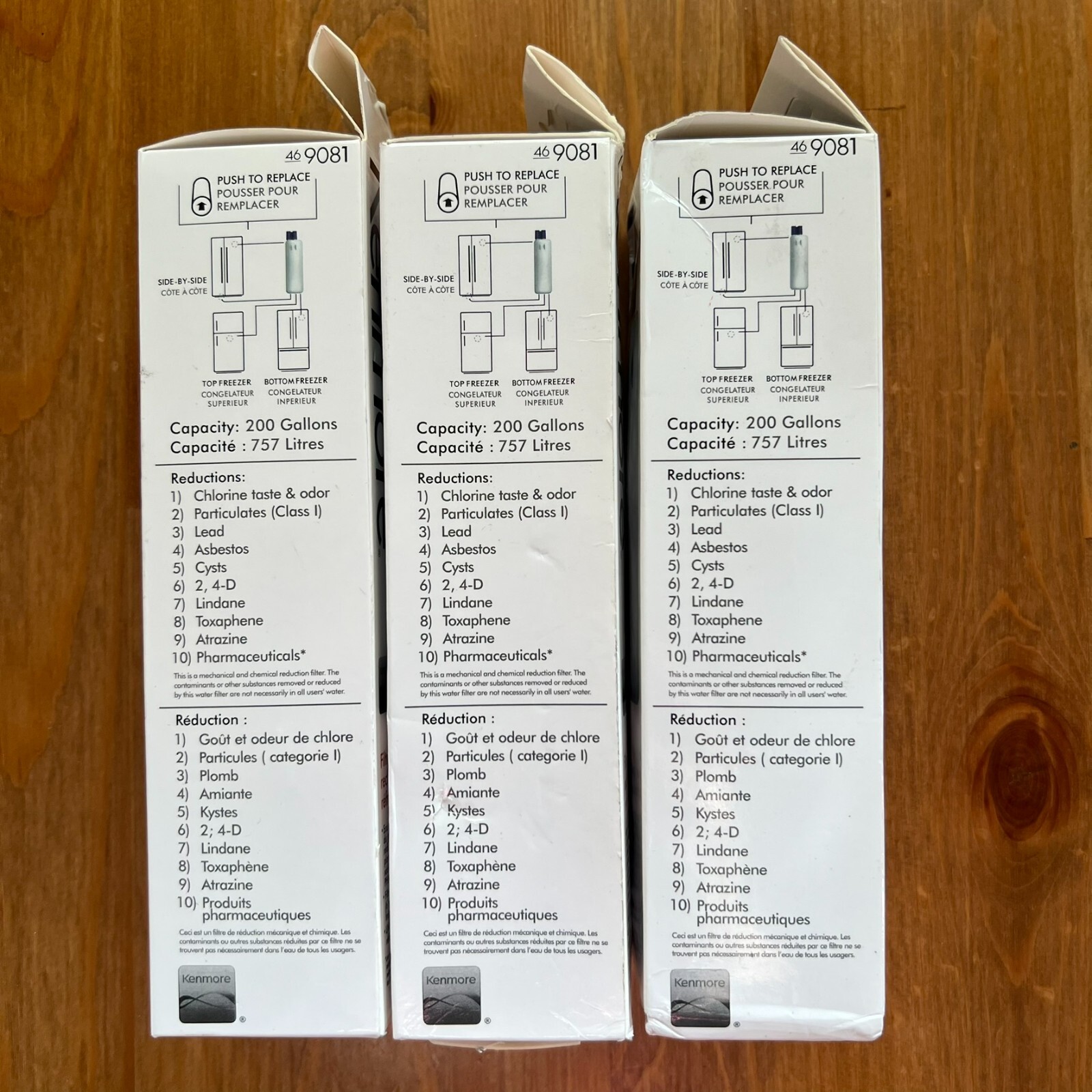 3 Pack Kenmore Replacement Refrigerator Water Filter 469081