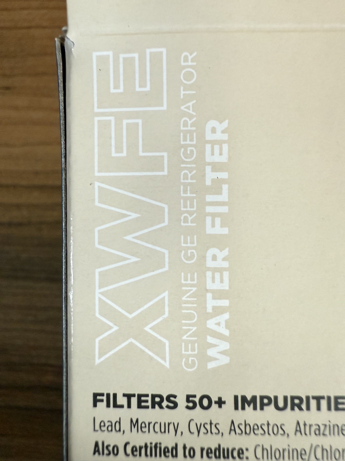 GE XWFE Refrigerator Water Filter Replacement Filter NEW SEALED IN BOX. NO CHIP