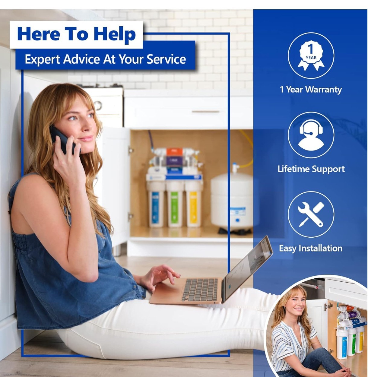 Express Water – 6 Months Alkaline Reverse Osmosis System Replacement Filter Set