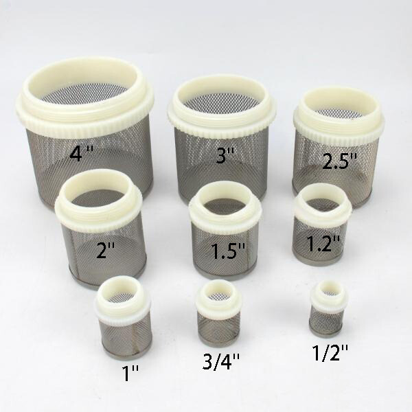 Stainless Steel Filter Screen 1/2″ 3/4″~4″ Male Thread Strainer Net Filter Mesh