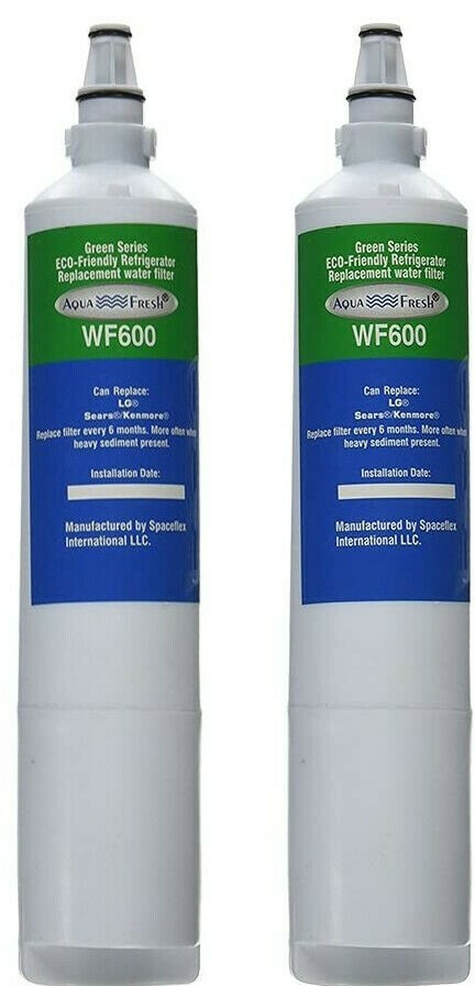 2 Pack WF600 Fits LG LT600P 5231JA2006B 46-9990 WF300 Refrigerator Water Filter