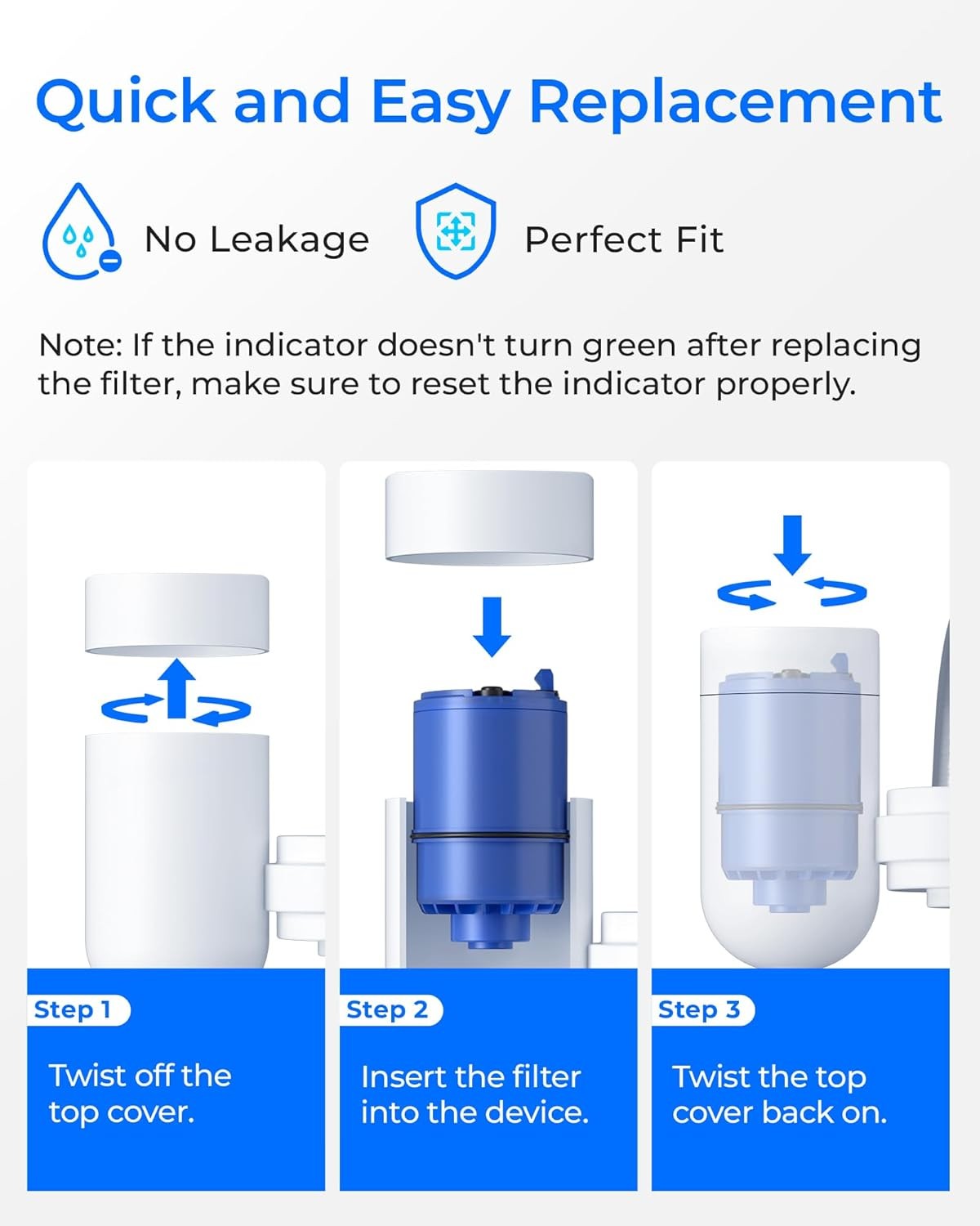 Waterdrop NSF Certified Water Filter(6 Count)