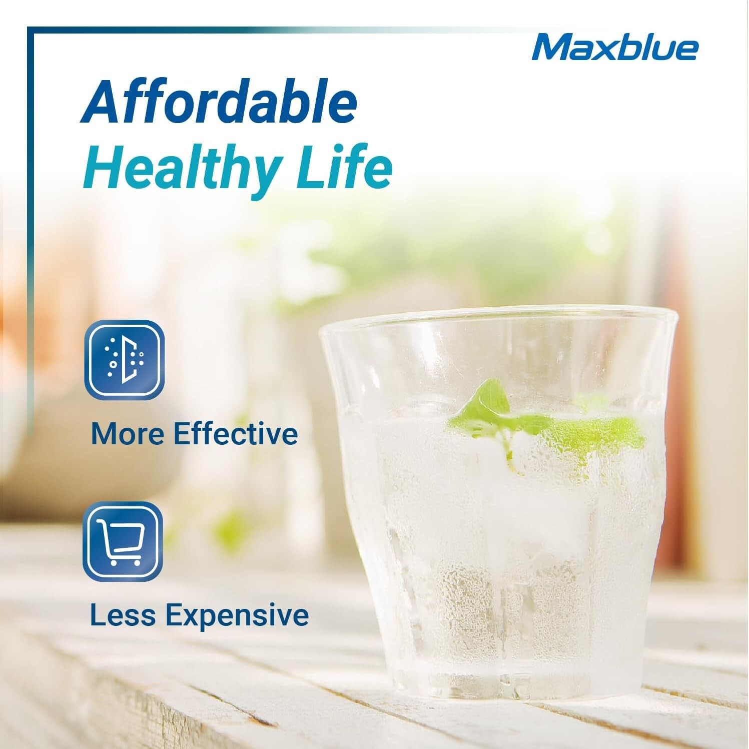 Maxblue MB-F38 Refrigerator Water Filter, Fits Kenmore® 46-9081, 46-9930, 1 Pack