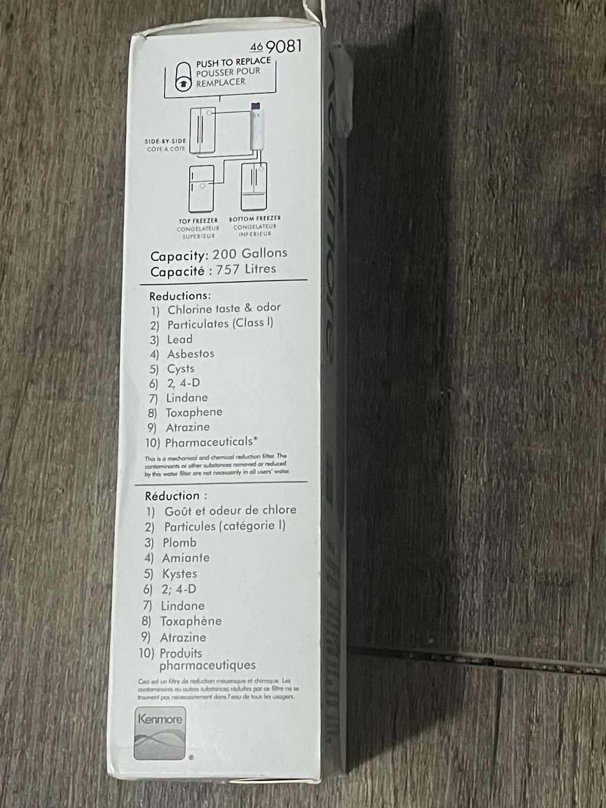 1 Pack Kenmore 9081 Replacement Refrigerator Water Filter 46-9081 NEW