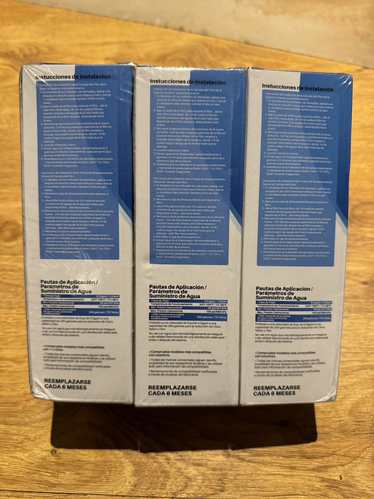 New Sealed 3 Pack IcePure RWF4700AC Refrigerator Water Filter + AF004 Air Filter