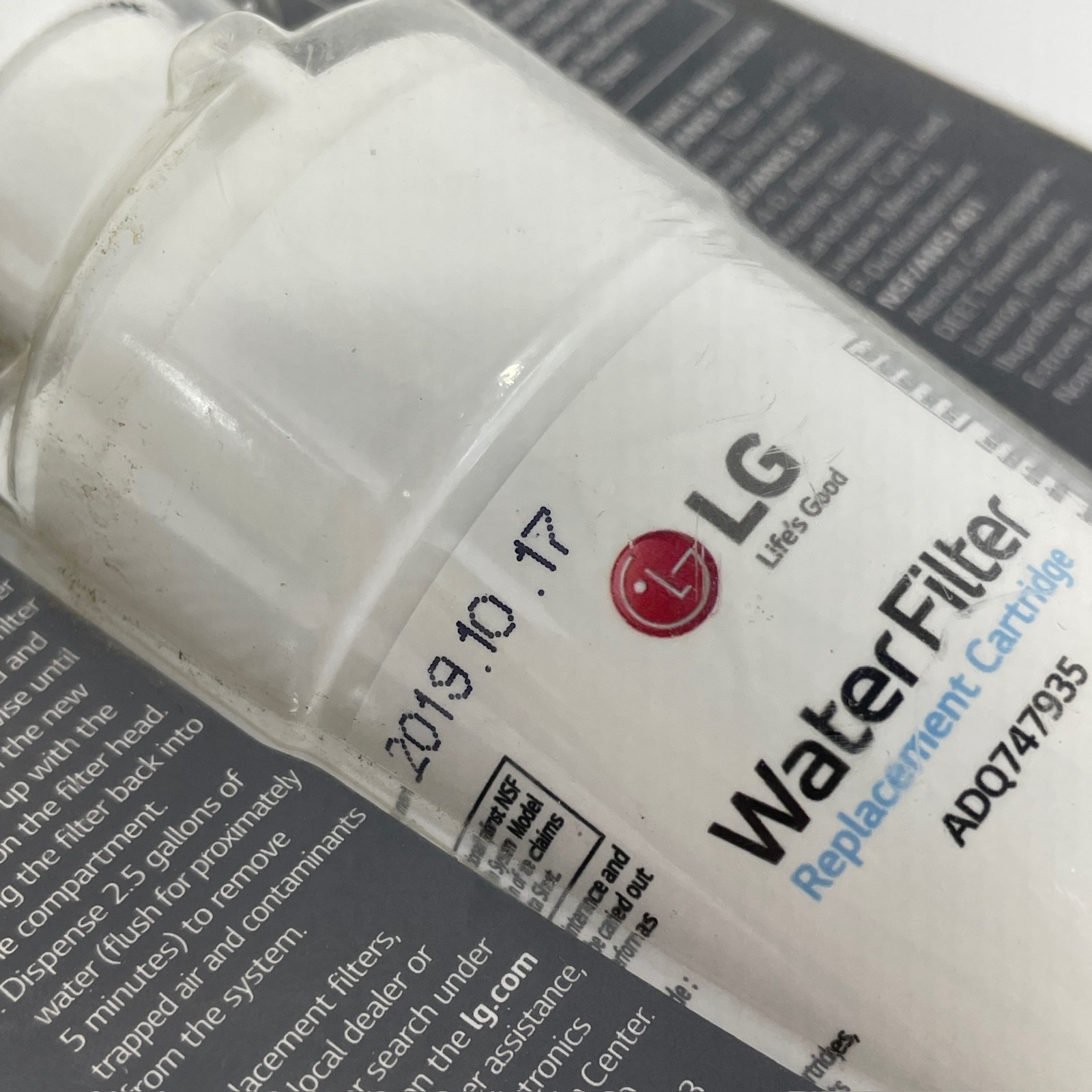 Genuine LG Water Filter LT1000P/PC/PCS Replacement Cartridge *EXPIRED 10/17/2019