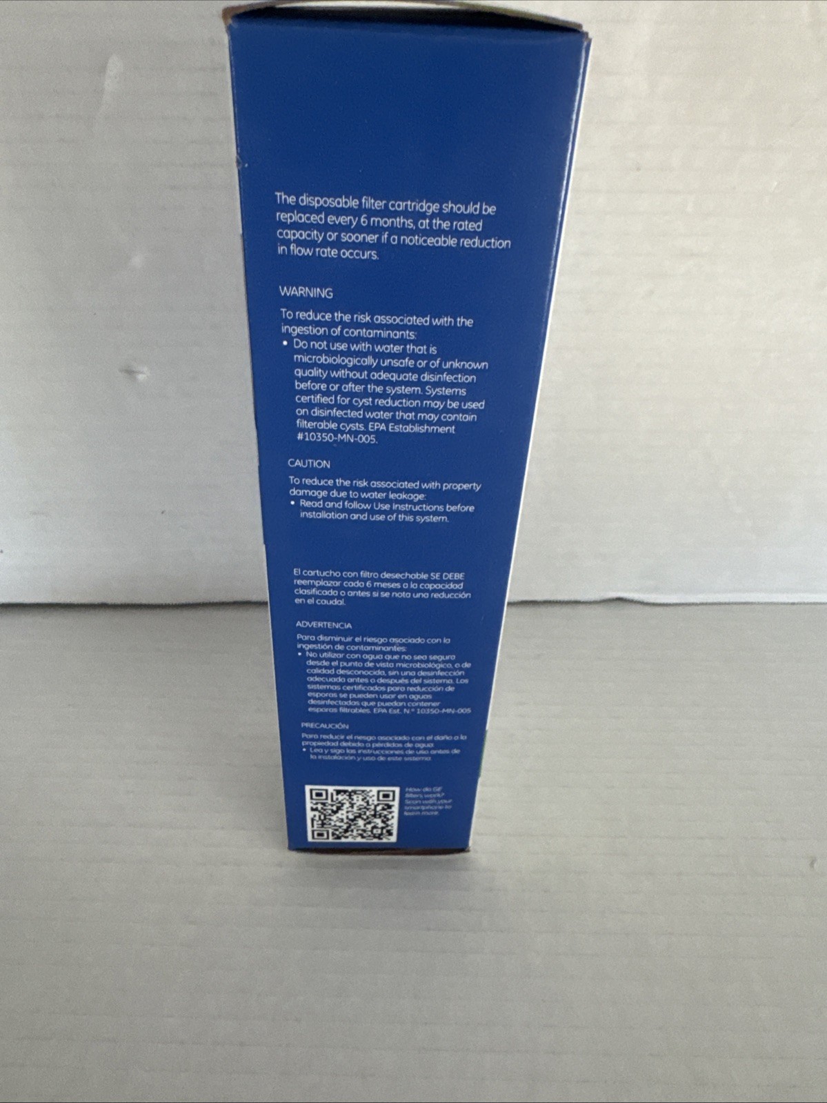 1 Pack GE SmartWater MSWF Refrigerator Replacement Cartridge Water Filter new
