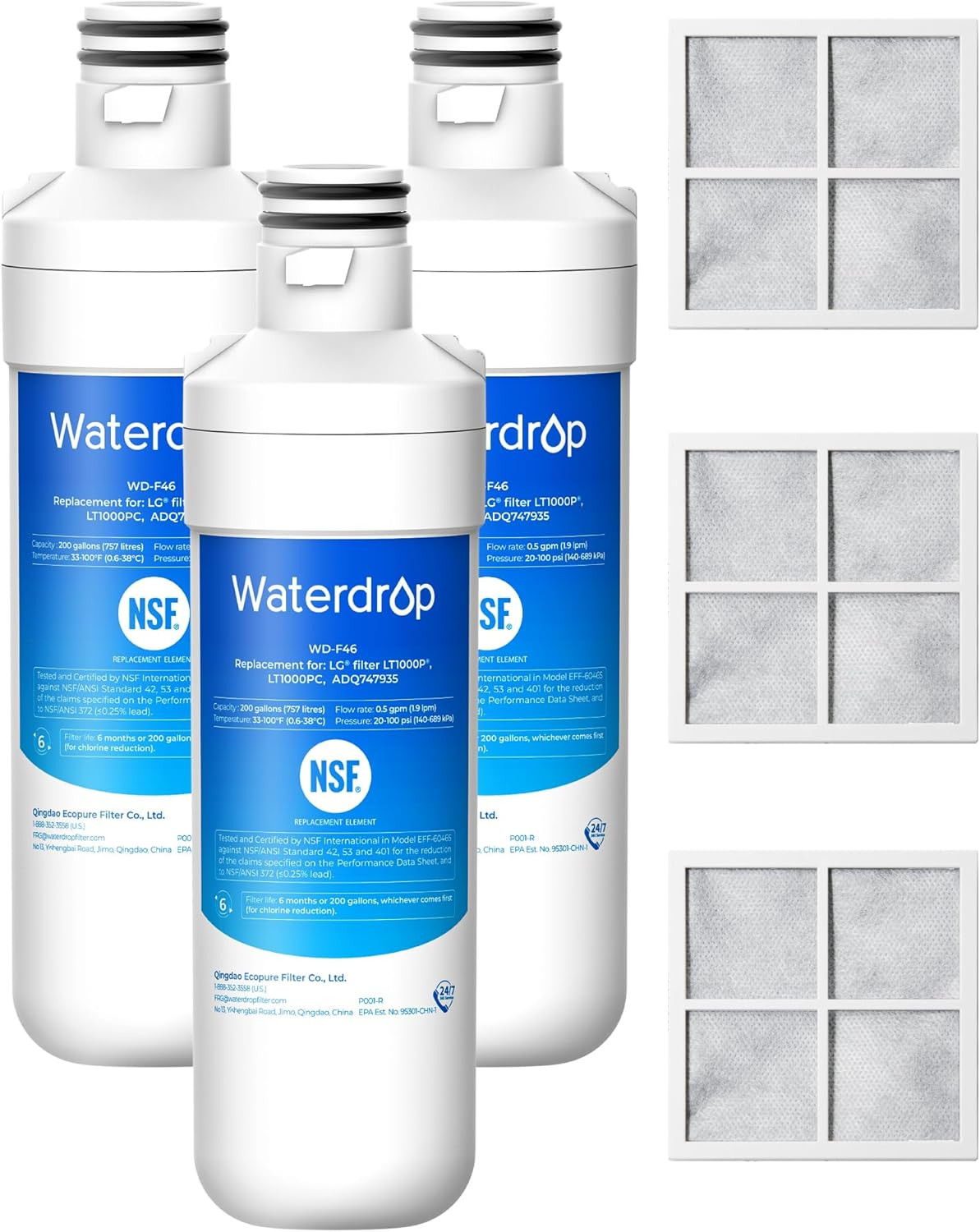 ADQ747935 LT1000PC Replacement for LG® LT1000P®/PC/PCS Thinq® Refrigerator Water