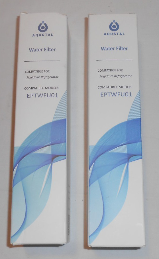 Aqustal Water Filter Fit for EPTWFU01 Frigi-daire Replacement PAIR BRAND NEW