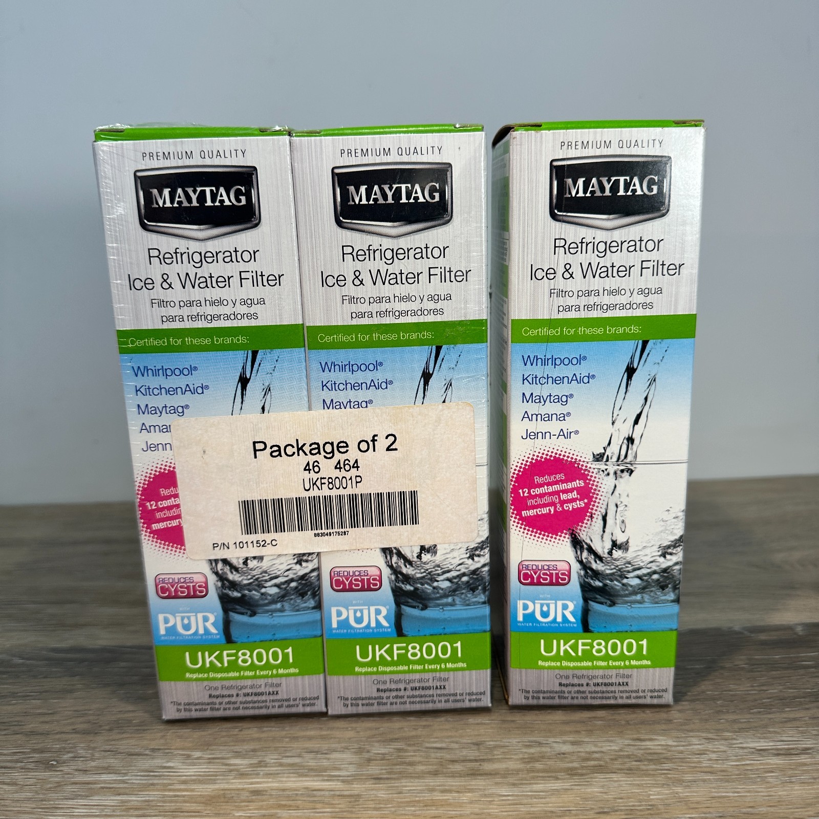 X3 Maytag Refrigerator UKF8001 Ice Water Filter UKF8001AXX Whirlpool KitchenAid