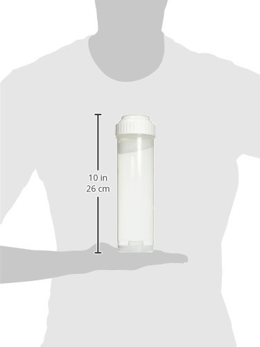 White Water Purification Unit Clear Refillable Cartridge 2.5 x 10 Inches