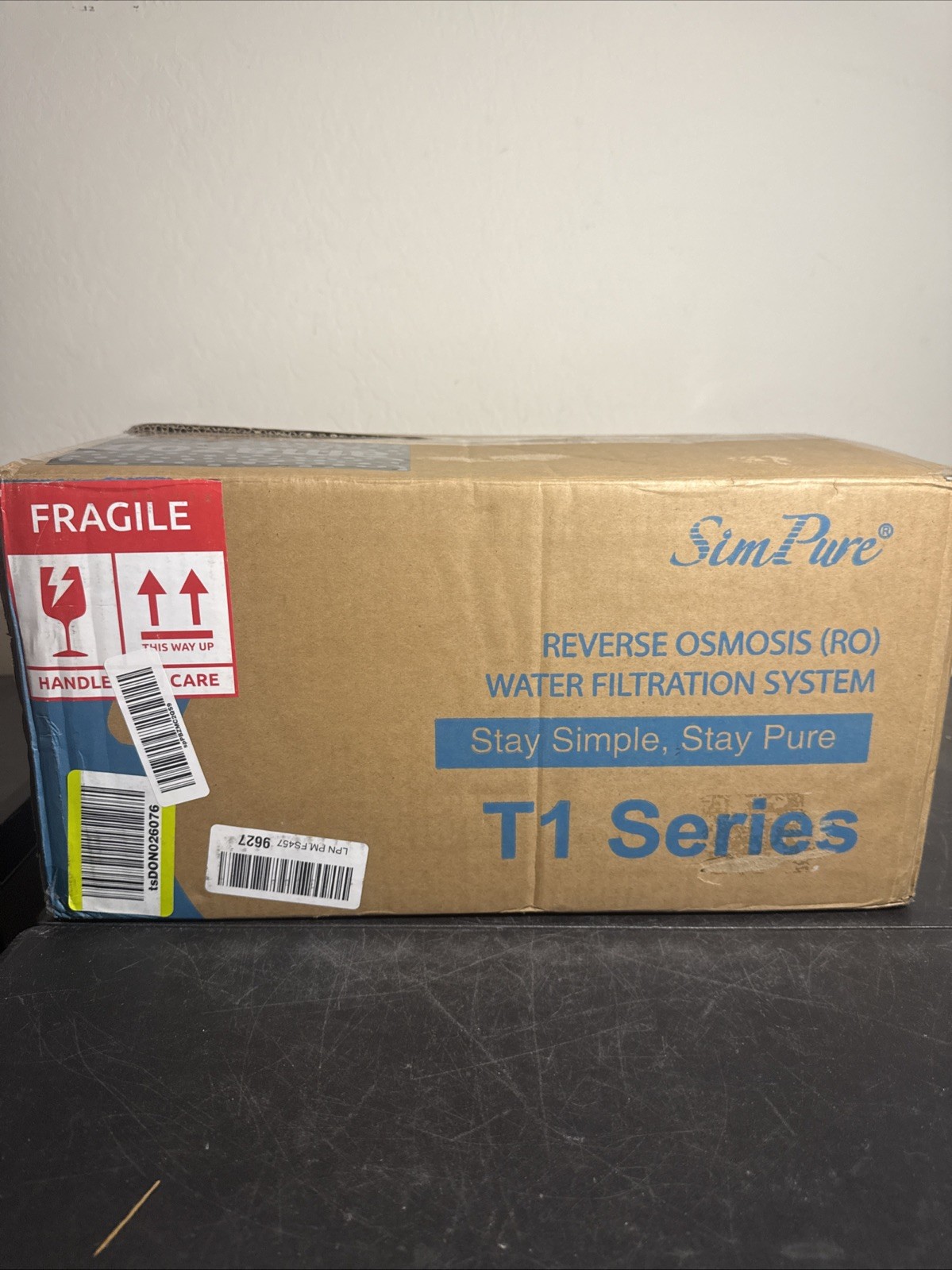 SimPure T1-400ALK 8 Stage Reverse Osmosis Water Filtration System New Open Box
