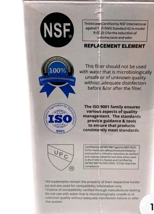Refresh R-0003 Refrigerator Water Filter Replacement Samsung Lot of 3