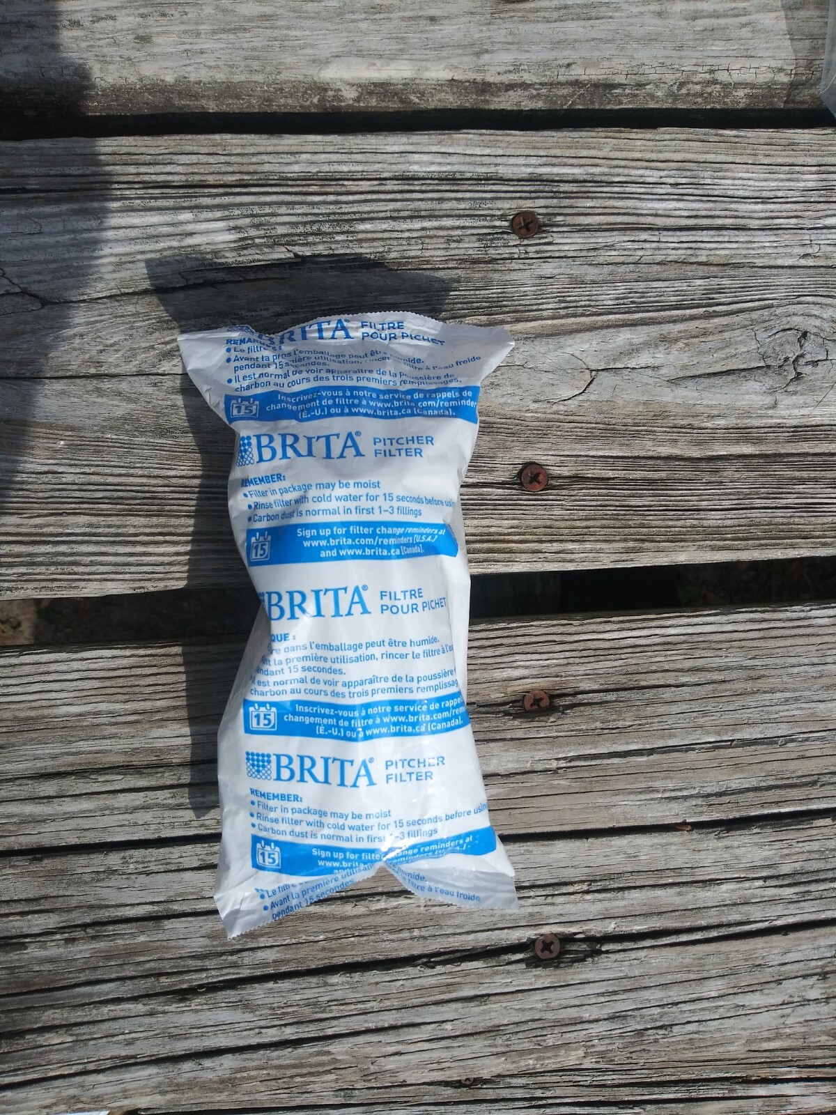 2 Brita Water Filter Pitcher Advanced Replacement Filters 2 Count Pack no box