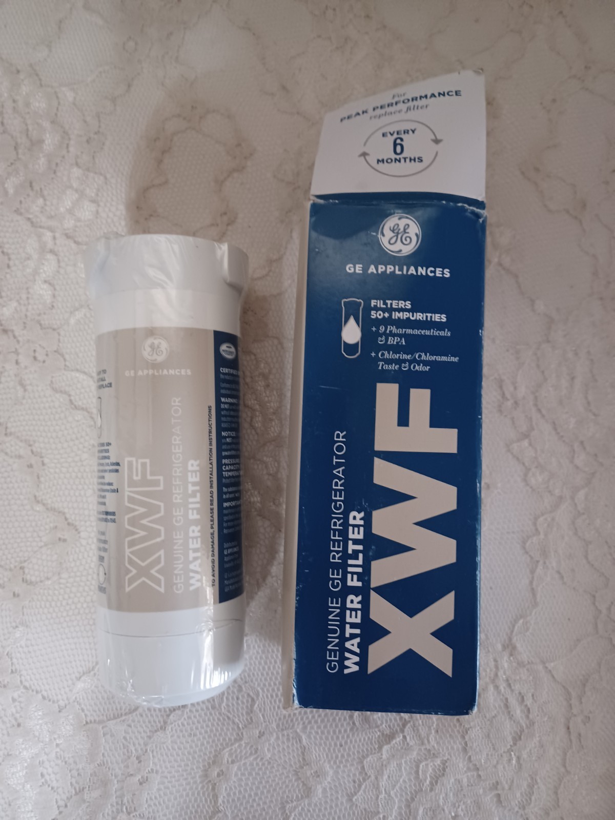 1Pack GE XWF Replacement XWF Appliances Refrigerator Water Filter New ~ NO CHIP