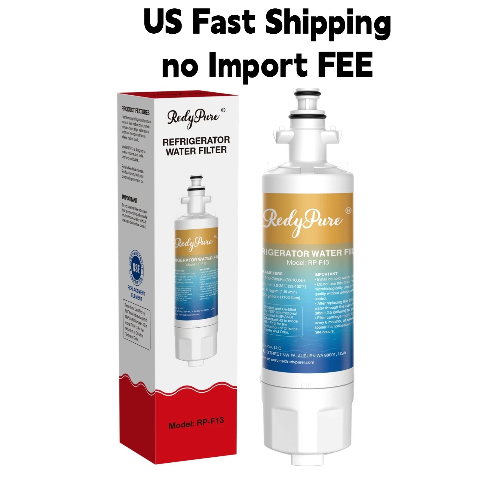 Refrigerator Water Filter Fit LG LT700P ADQ36006101 469690 LFX31935STReplacement