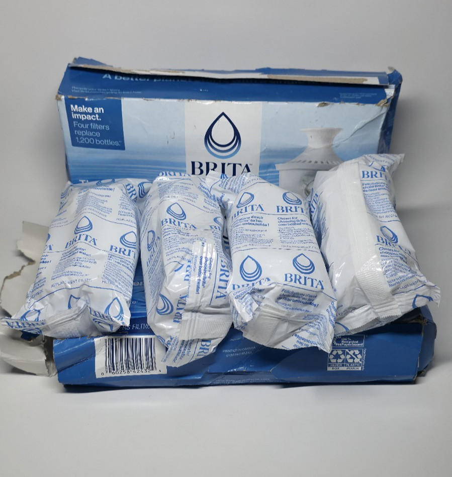 Brita Plus High-Density Water Replacement Filters BPA-Free 2- 4 PACKS All Sealed