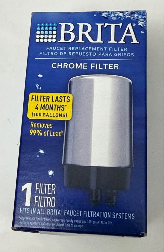 BRITA FR-200 Chrome Replacement Faucet Filter NEW