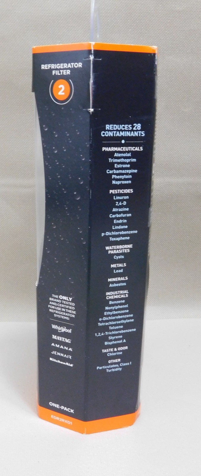 EveryDrop #2 Ice & Water Refrigerator Filter. White New.