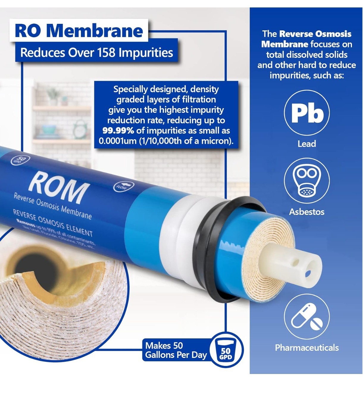 Express Water – 6 Months Alkaline Reverse Osmosis System Replacement Filter Set