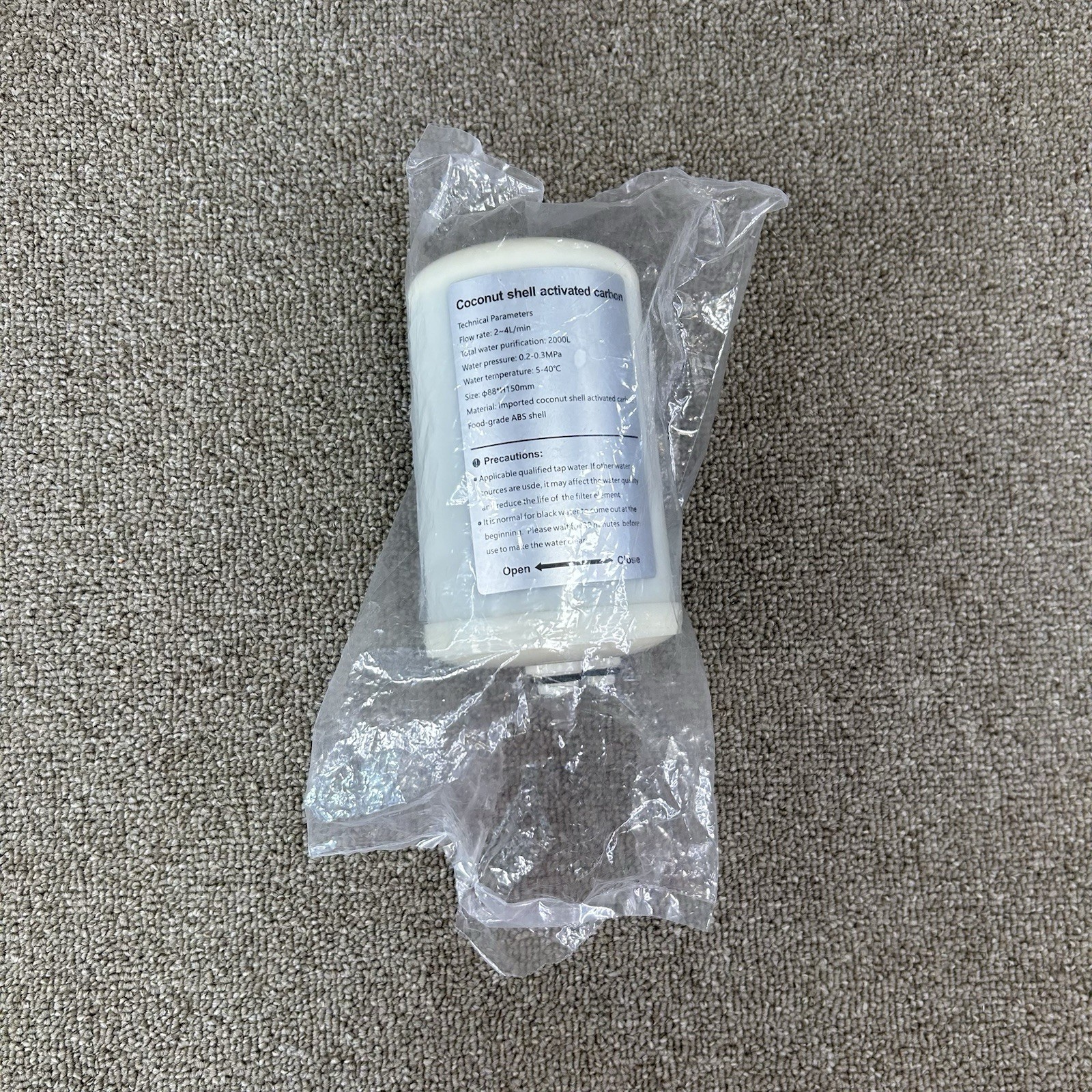 Replacement Water Ionizer Filter No Box Coconut Shell Activated Carbon Leveluk