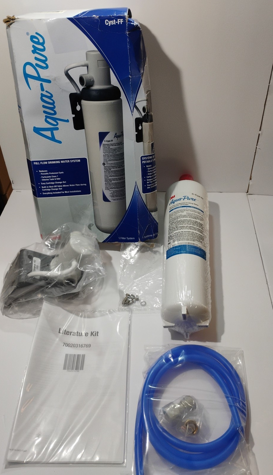 3M Aqua-Pure #16145-10256 Cyst-FF Under Sink Full Flow Water Filter System