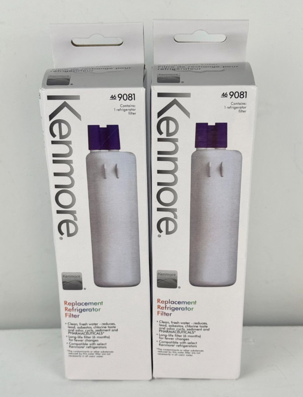 2 Pack – Kenmore 469081 Refrigerator Water Filter