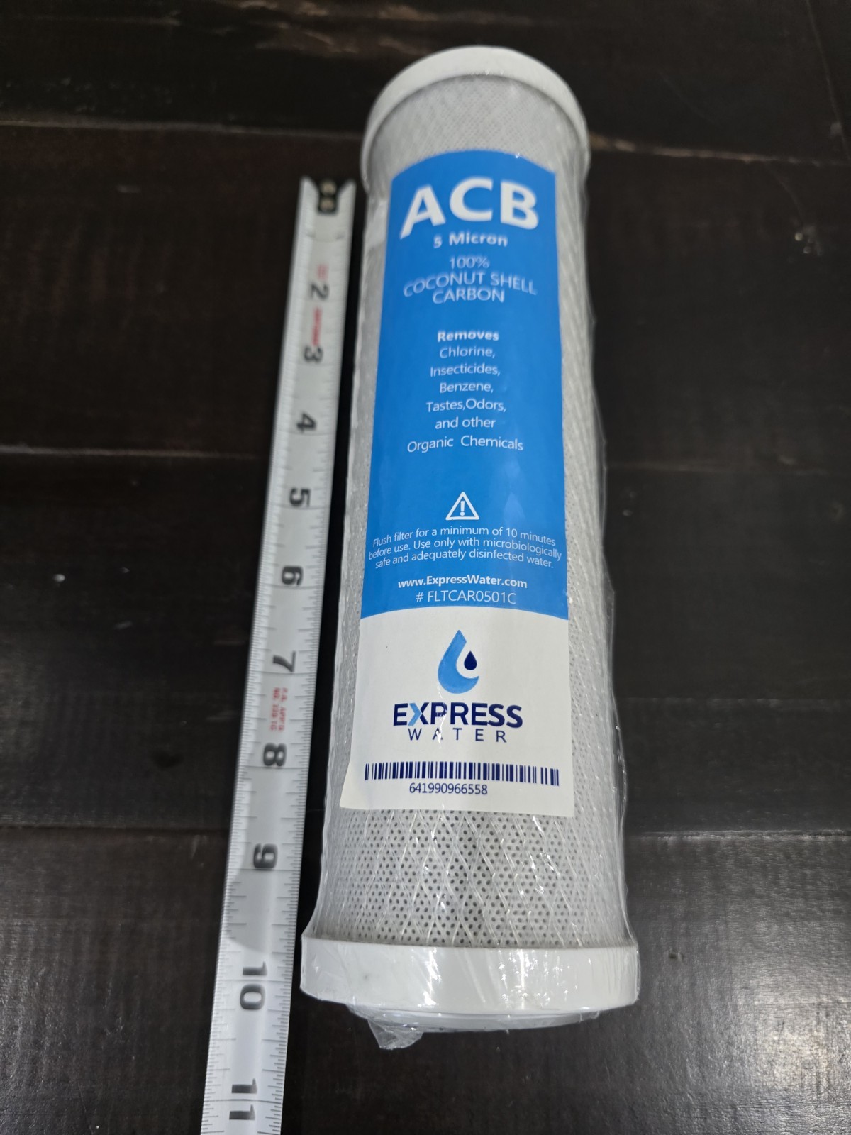 Activated Carbon Block Water Filter Replacement – 10 inch 5 Micron – 1 Filter