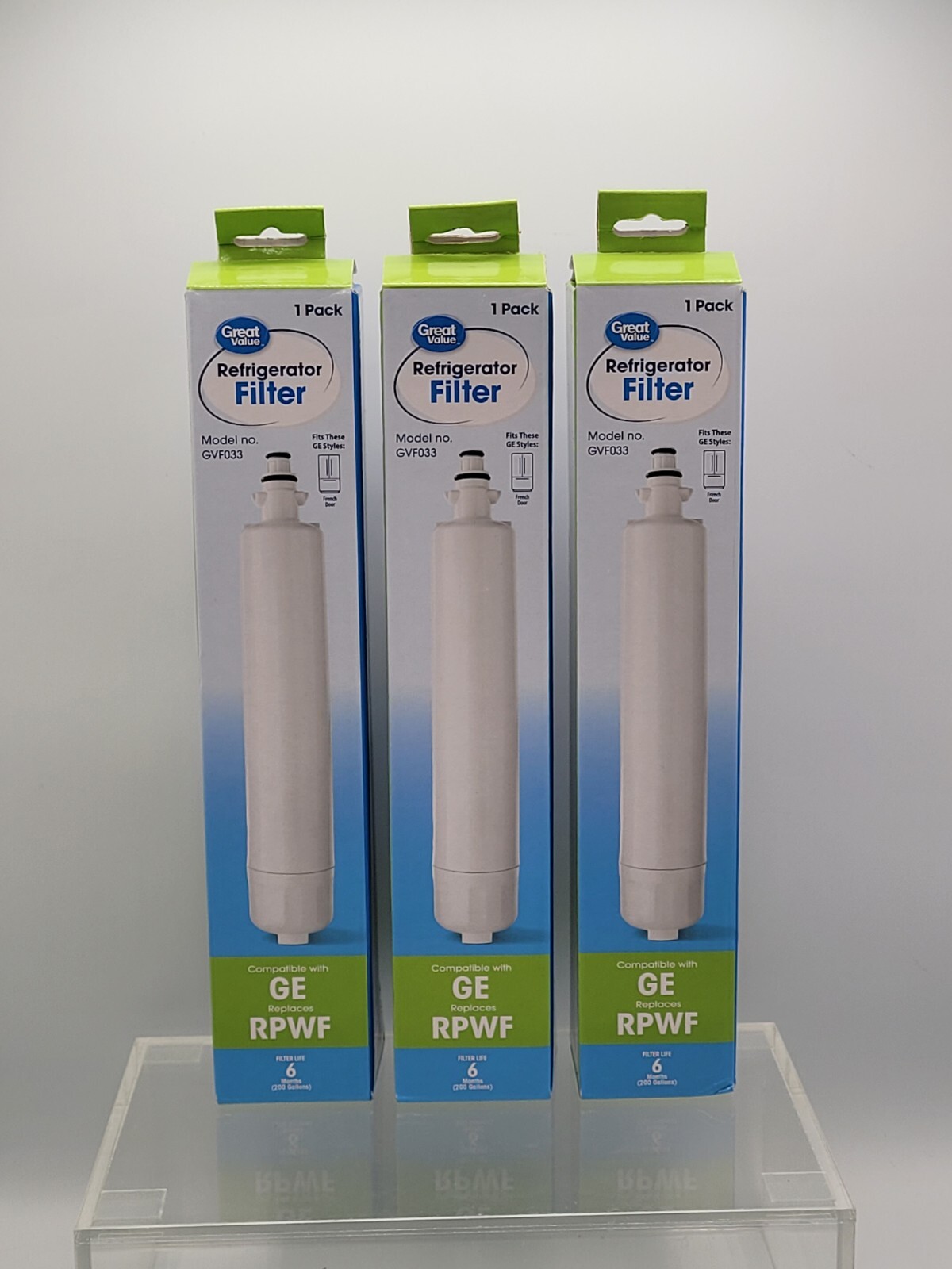 3x Replacement Refrigerator Water Filter For GE Model RPWF 6 Month 200 Gal. /ea