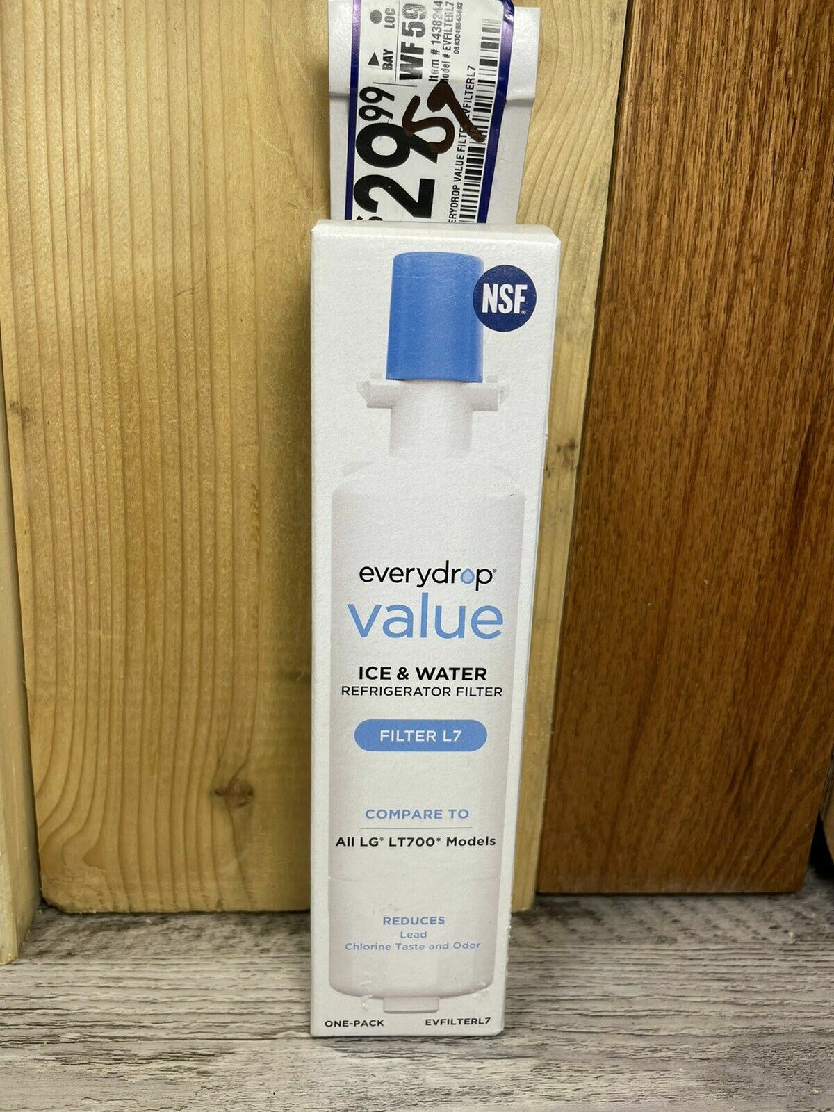 EveryDrop Value FILTER L7 by Whirlpool for LG LT700 200 Gallon NSF Rated Filter