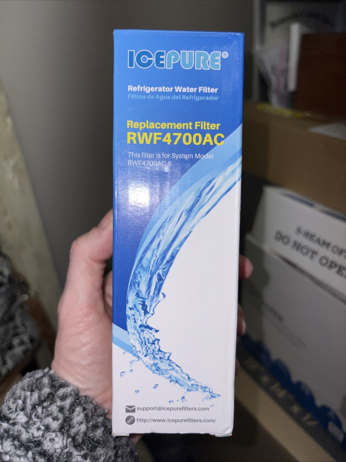 ICEPURE RWF4700AC Replacement Refrigerator Water Filter For LG/Kenmore/Sears