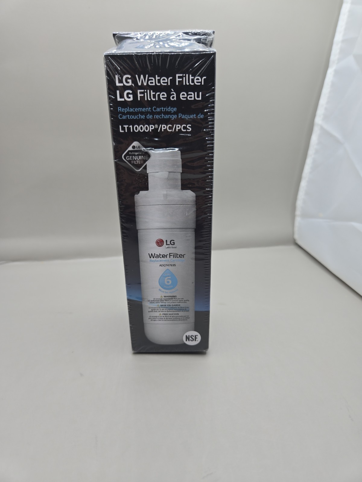 LG LT1000P Refresh Refrigerator Ice Water Filter ADQ747935 New Sealed Free Ship