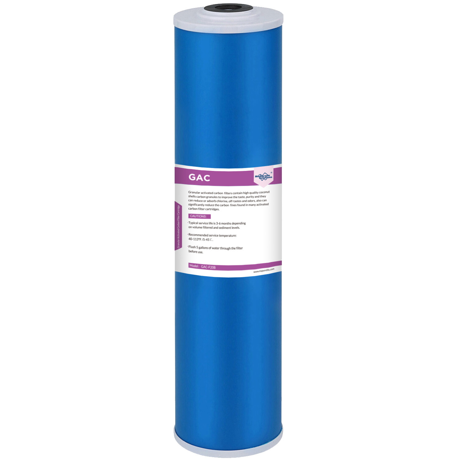 3-Stage 20″x4.5″ PP GAC CTO Carbon Block Water Filter Whole House Cartridges Set