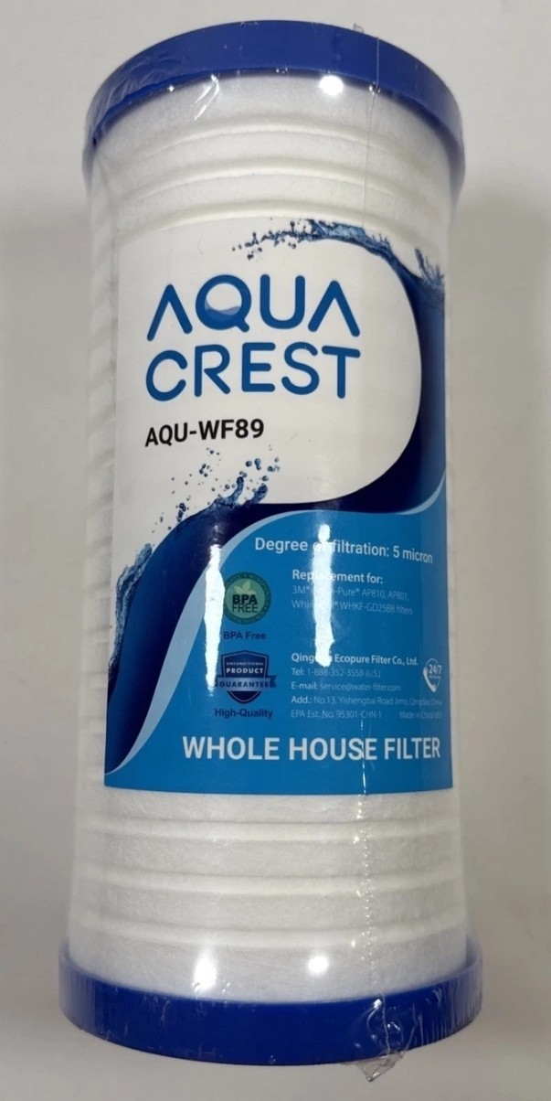 Aqua Crest AQU-WF89 Filter for Aqua-Pure AP810 AP801, AP811, WHKF-GD25BB & DWHBB