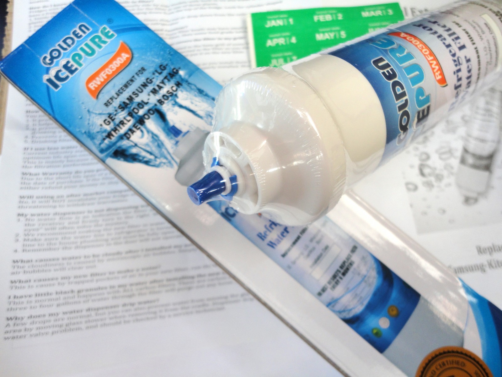 Universal inline under sink water filter – various systems