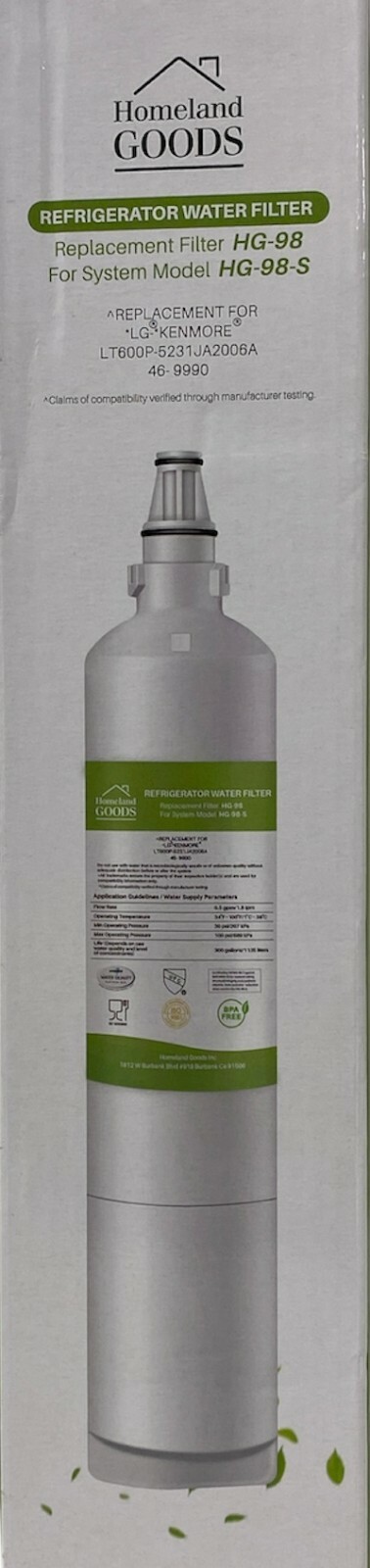 3 Pack LG LT600P 5231JA2006A 5231JA2006F 5231JA2006B 469990 Water Filters NEW