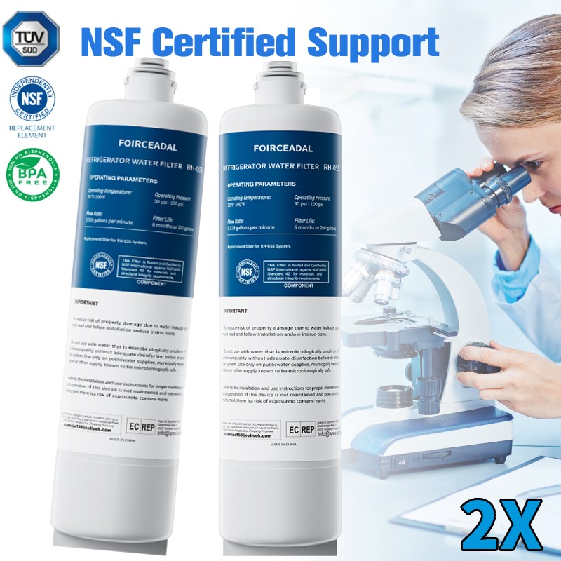 10/1PACK White For Bosch Ultra Clarity Pro BORPLFTR50 WFC100MF Water Filter