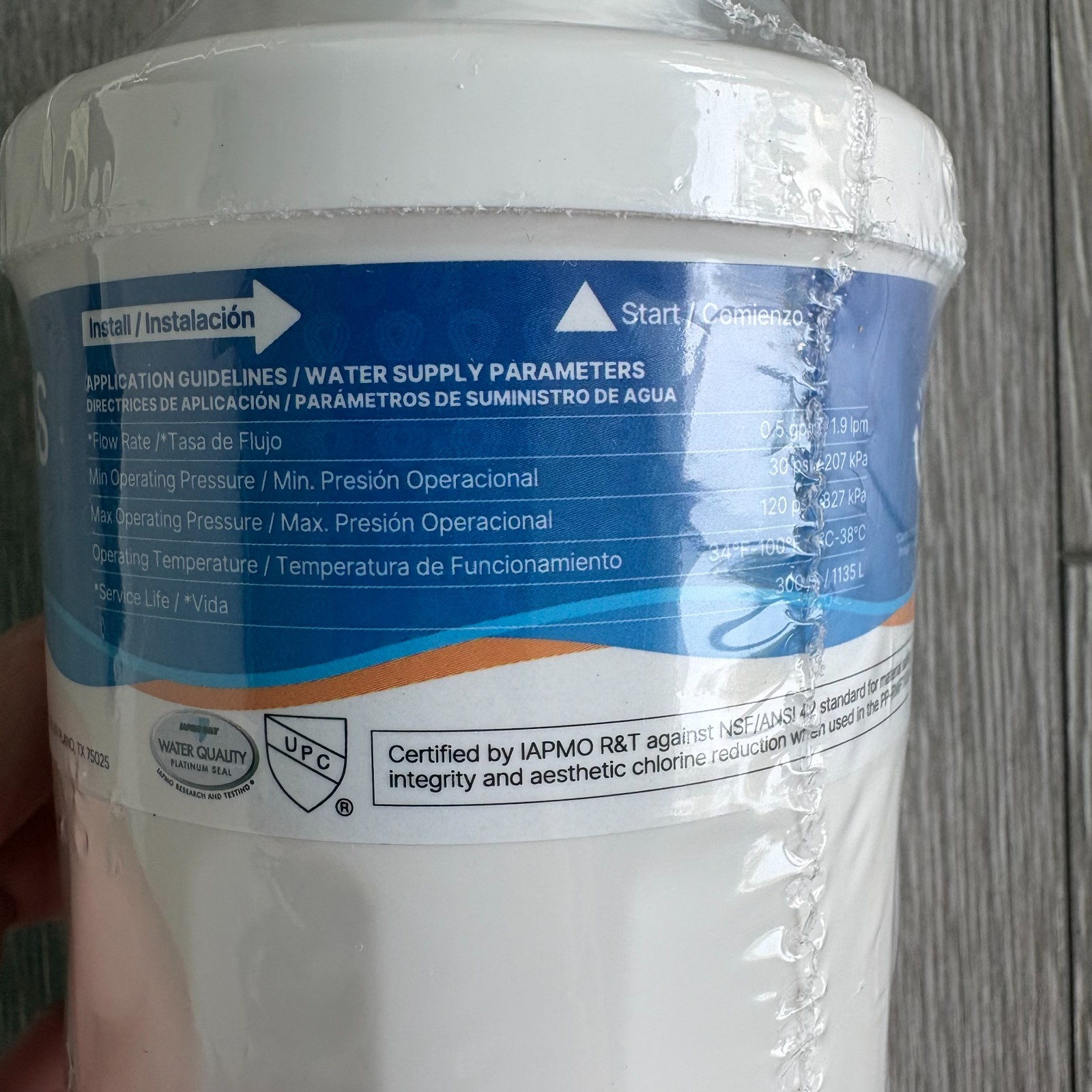 PurePlus Replacement Water Filter PP-RWF1100A For System Model PP-RWF1100A-S New