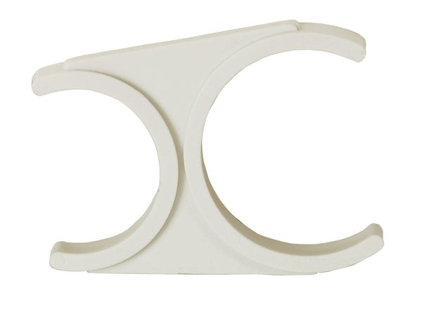 Double Clip 2.5 Inch x 2″ for RO Membrane Housing & Inline Post Filter Clips 2pk