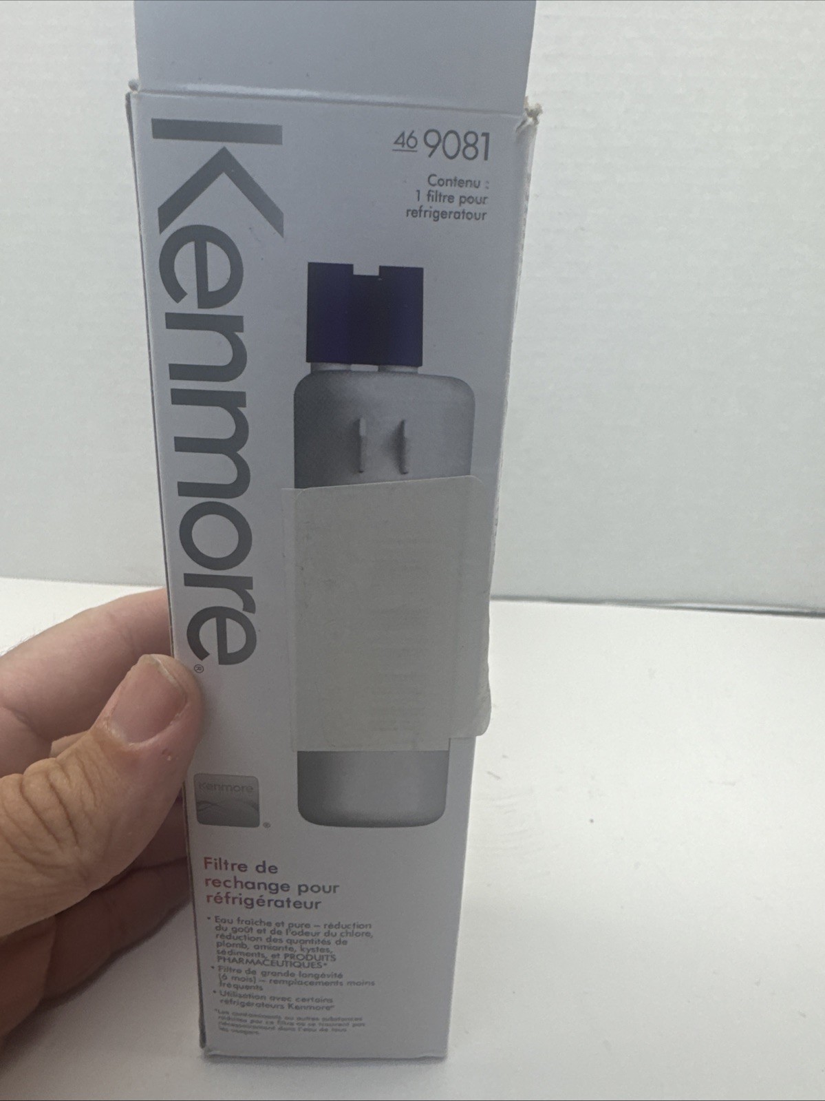 Kenmore 469081 Refrigerator Water Filter – White