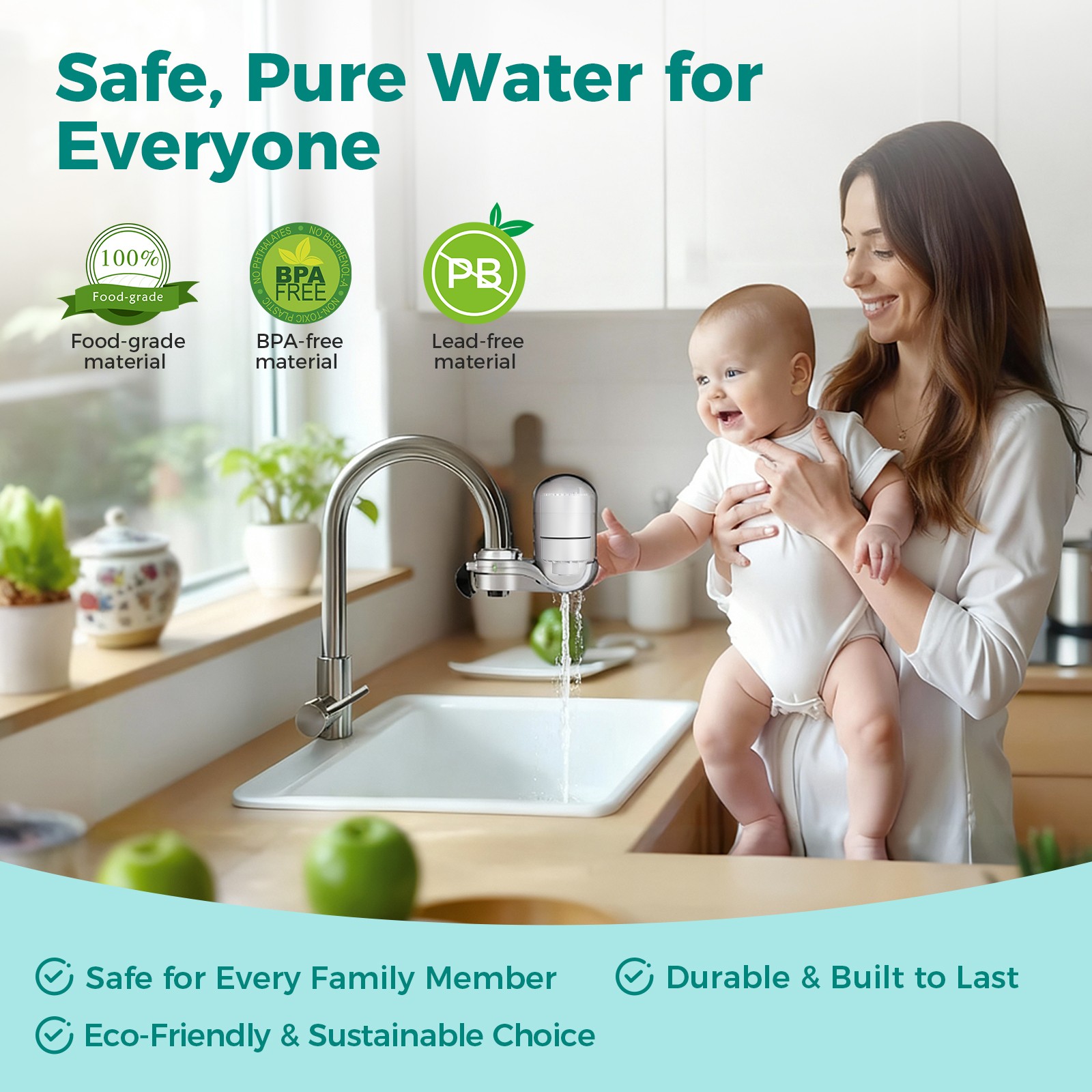 (3) RF-3375 Faucet Water Filter Replacement for FM-3700, PFM400H, PFM350V NEW