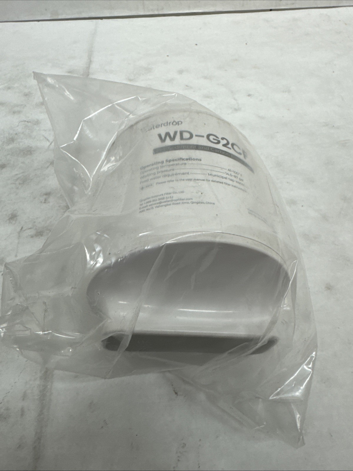 Waterdrop WD-G2CF Filter, Replacement for WD-G2-W, WD-G2-B, WD-G2P600-W Rever