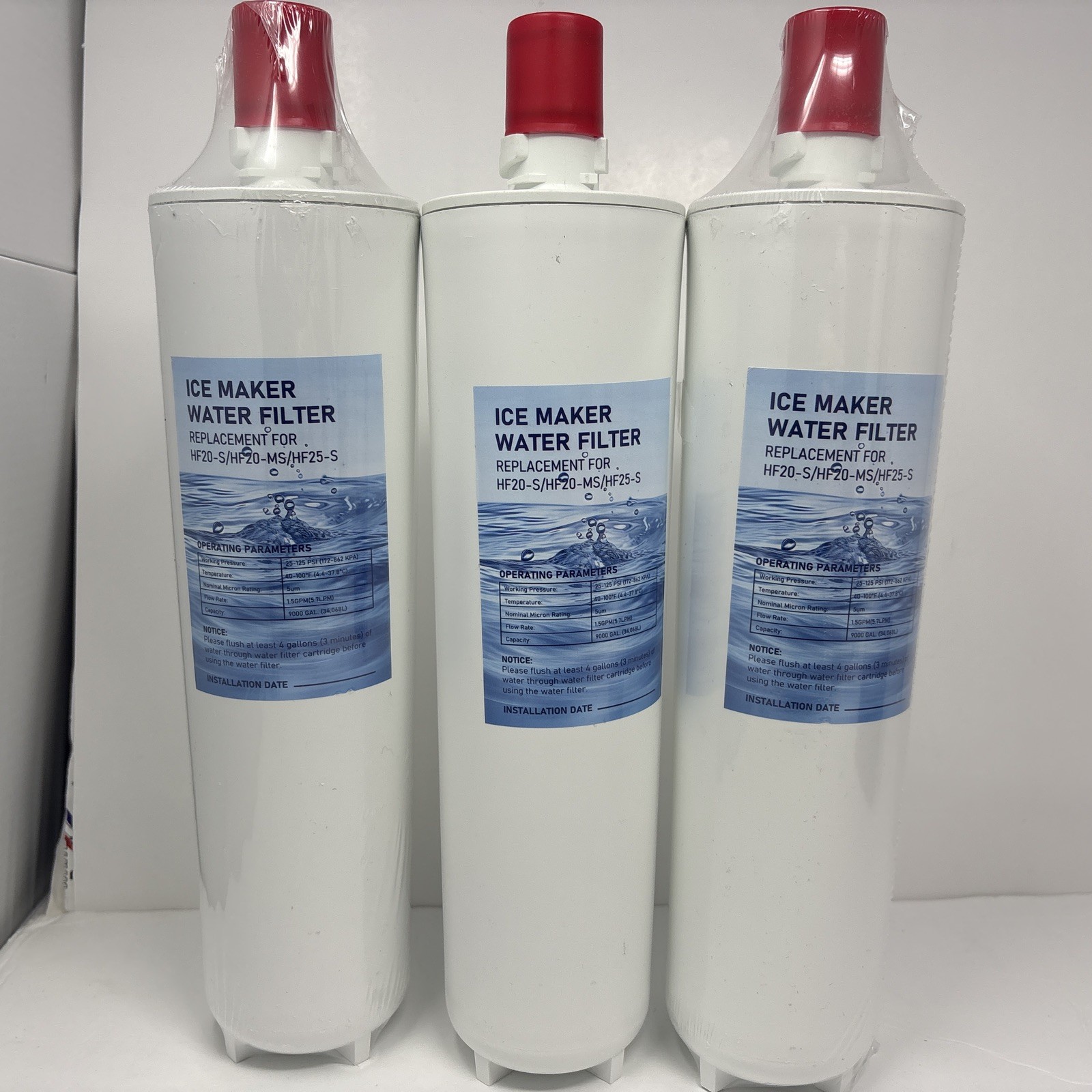 3 HF20-S HF20-MS HF25-S Water Filter for 3M High Flow Series Cartridge 3 pack