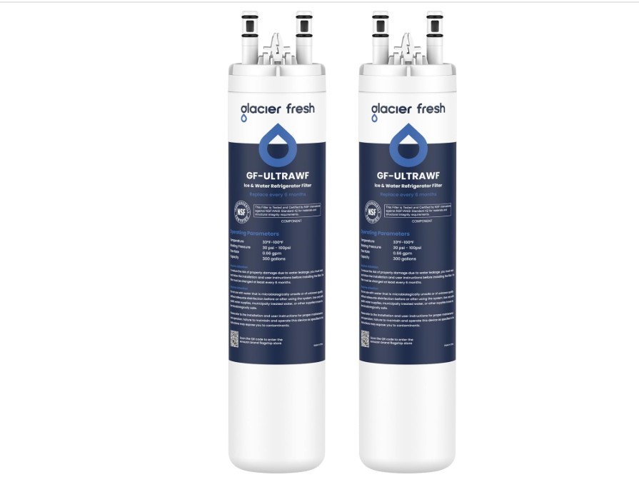 2 pk GLACIER FRESH Replacement for Frigidaire ULTRAWF, Pure Source Ultra