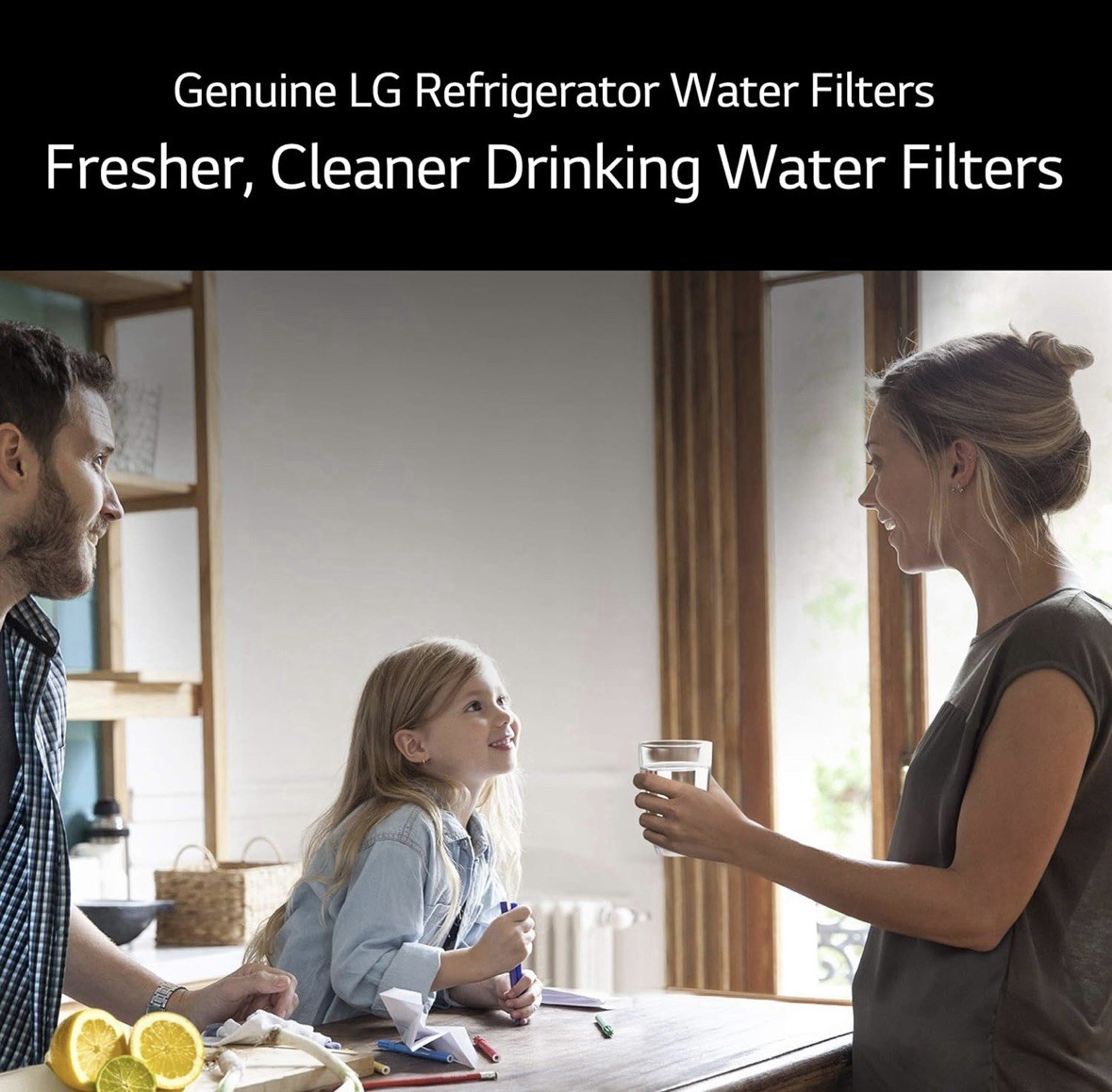 Genuine LG LT1000P/PC/PCS Water Filter Replacement Cartridge NEW SEALED